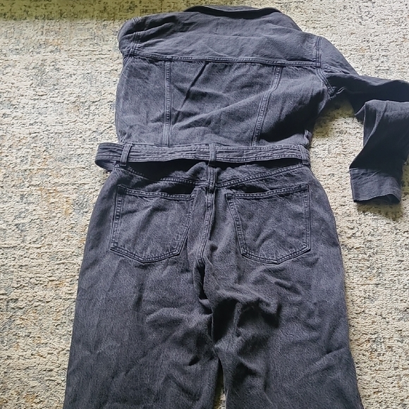 Abercrombie & Fitch Black Jumpsuit Long Sleeve Utility - Picture 4 of 7